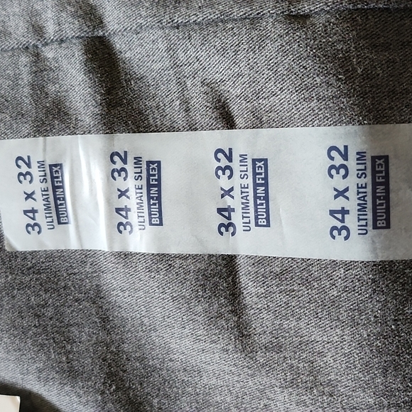 Gap mens ultimate slim khaki, grey size 34 x 32 - Picture 2 of 5